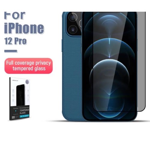 Full Coverage Privacy Tempered Glass For iPhone 12 Pro