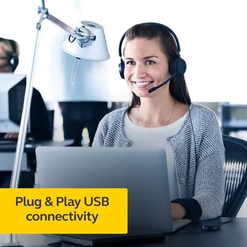 Evolve 20 Uc Stereo Binaural Pc Headset For Calls