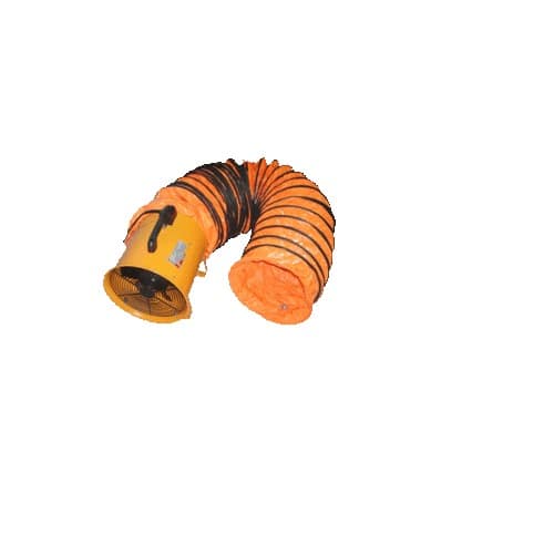 Portable Ventilation Axial Fan With 5.5 Meter Air Duct Hose 16