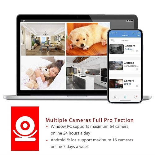 Cloud Storage Video Wireless Surveillance  IP Camera