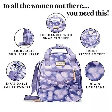 Fit & Fresh Deluxe Athleisure Lunch Bag Set - 7-Piece