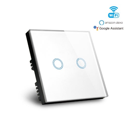 Smart Life - Smart Wifi Wall Switch - 2 Gang