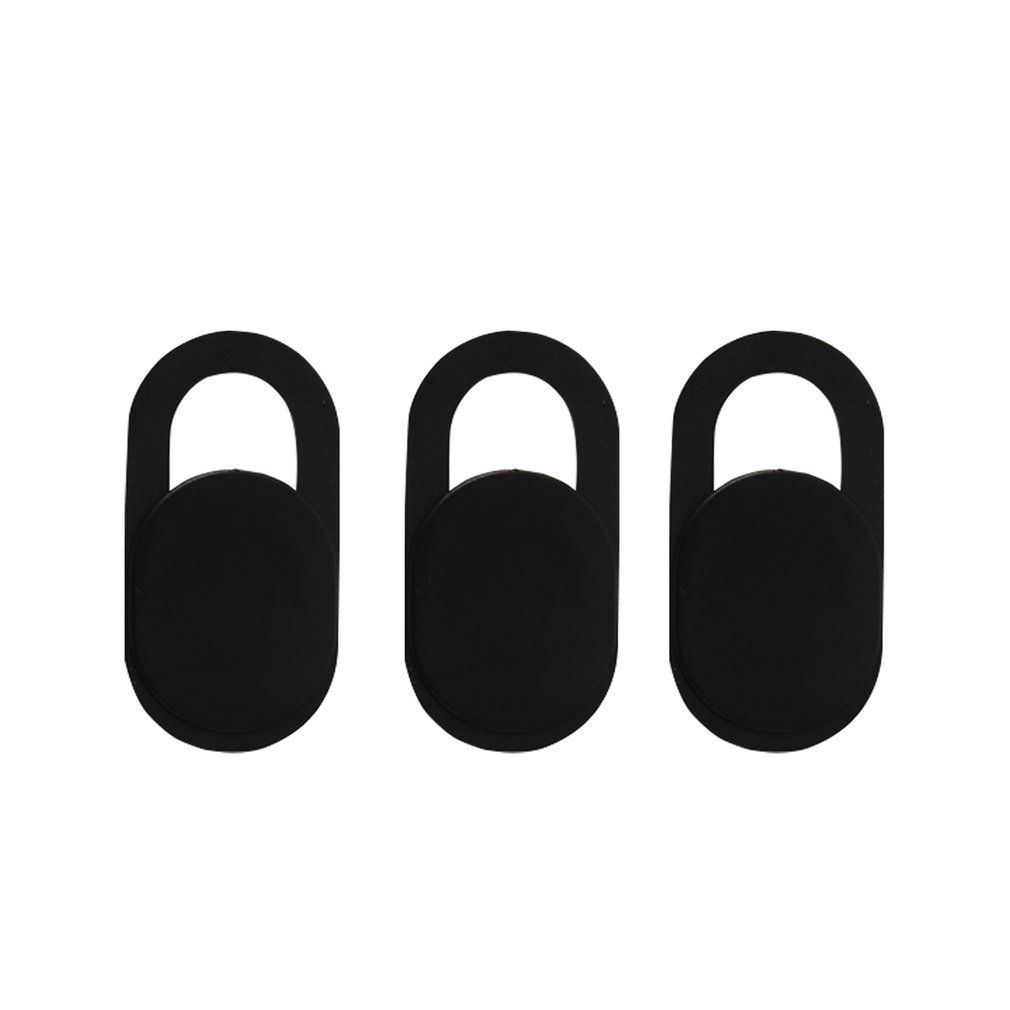 3PCS/SET Oval Shape WebCam Cover Shutter Magnet Slider Plastic Camera Cover