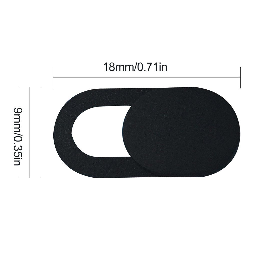 3PCS/SET Oval Shape WebCam Cover Shutter Magnet Slider Plastic Camera Cover