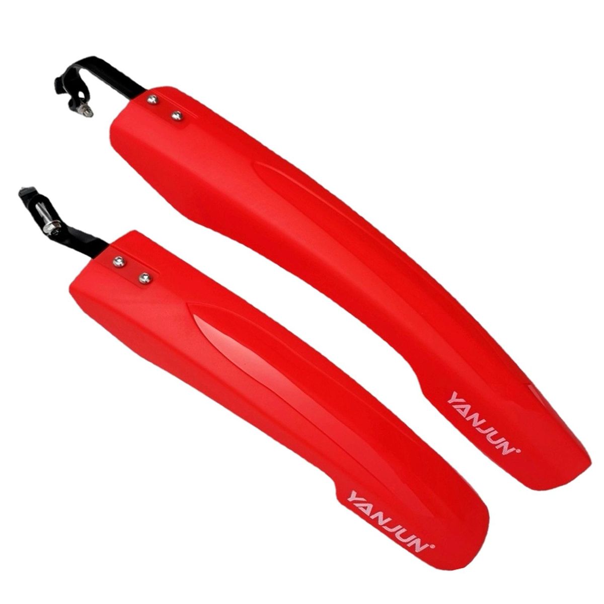 Mountain Bike Mudguard Set Adjustable Cycling Parts Protector Full Red