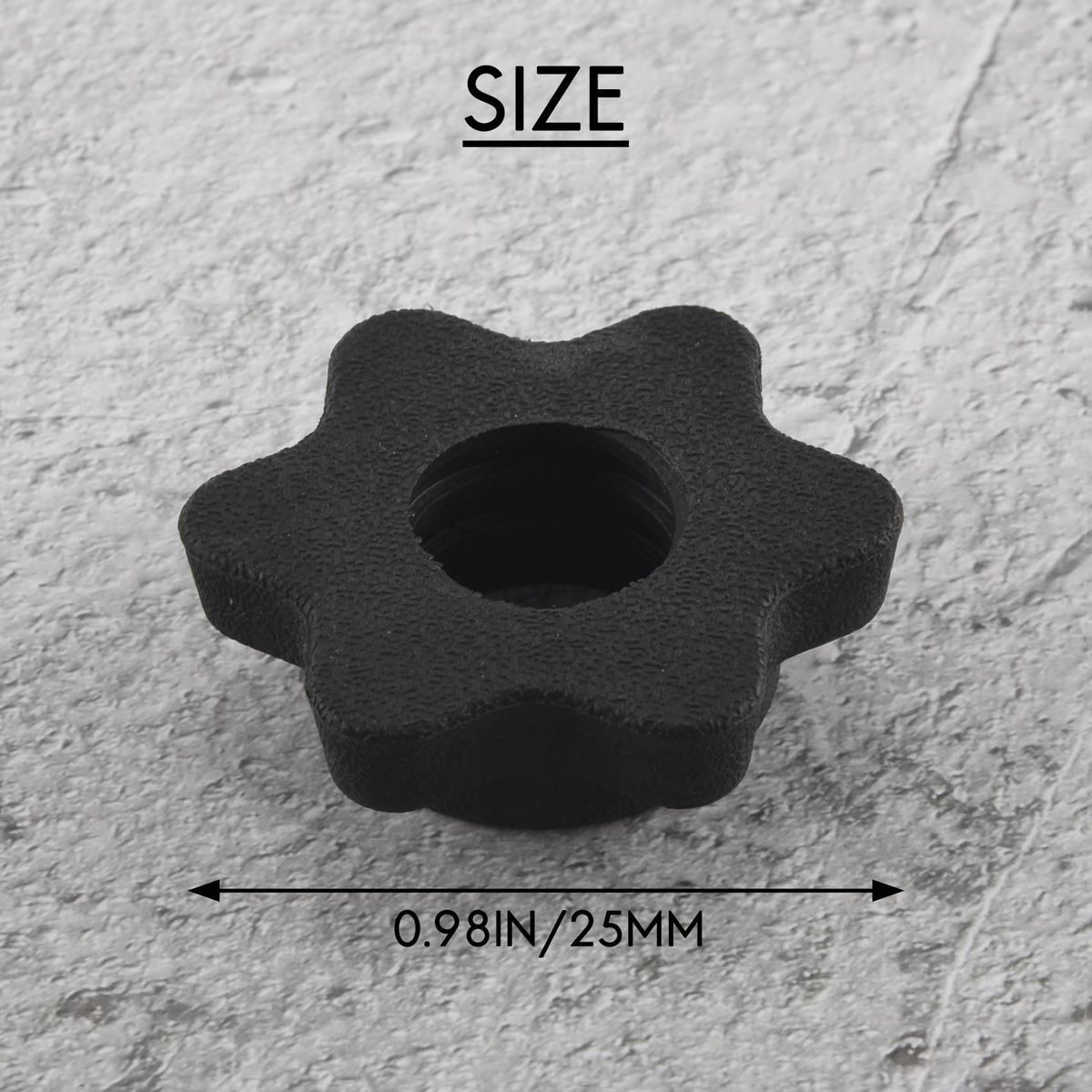 4 Pairs Dumbbell Hex NutDumbbell Rod Nut Collars For Barbells Training Sports