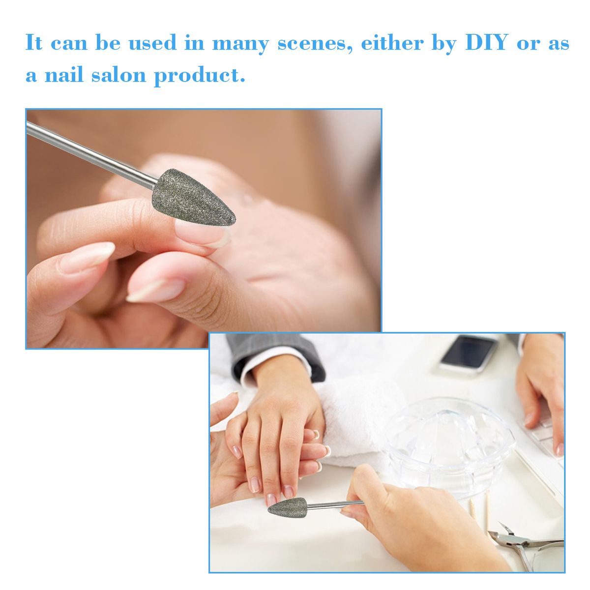 Cusp Nail Drill Bits Pedicure   Manicure Kit Replacement Set