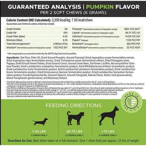 Dogs Digestive Probiotics Chews 90 Count