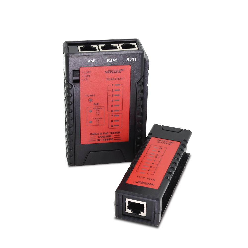 NOYAFA NF-468PF Cable Continuity PoE Cable Tester RJ11 RJ45