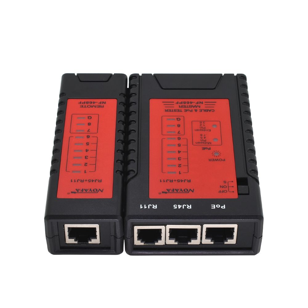NOYAFA NF-468PF Cable Continuity PoE Cable Tester RJ11 RJ45