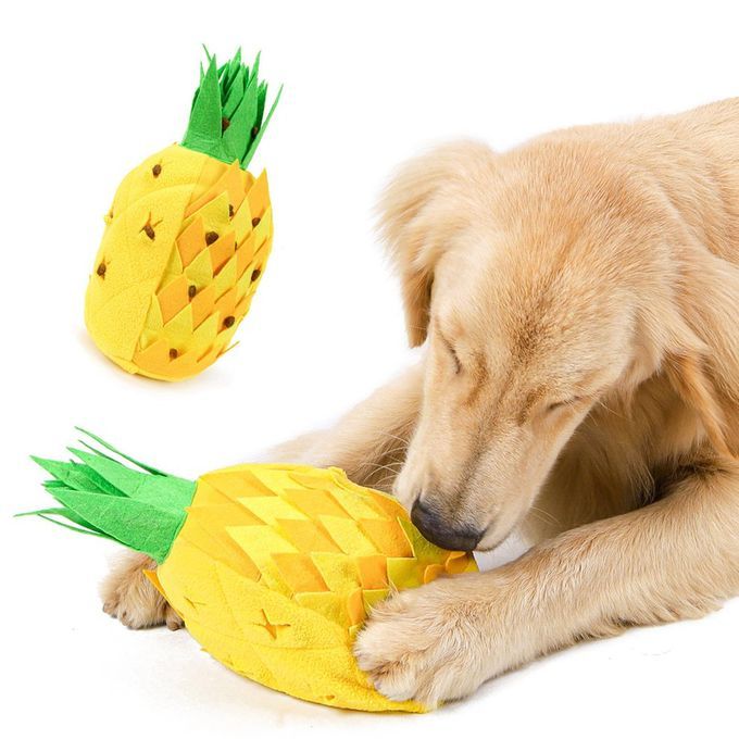 Intelligen E And Health Slow Food Training Smell Toys Dog Toys Pet Su Lies-yellow