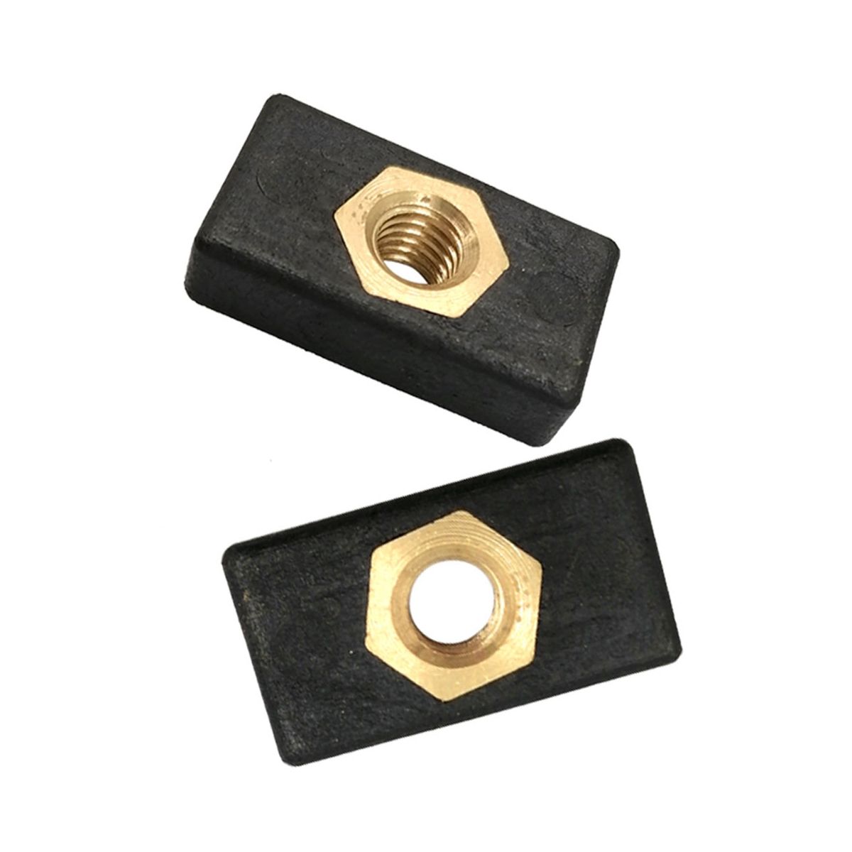 8Pcs Kayak Side Mount Slide Track Rail Sliders Fishing Rod Pole Holder Mounting Base Sliding Nut