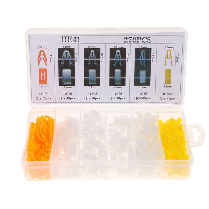 270 Pieces Car Console Instrument Panel Dash Dashboard Trim Retainer