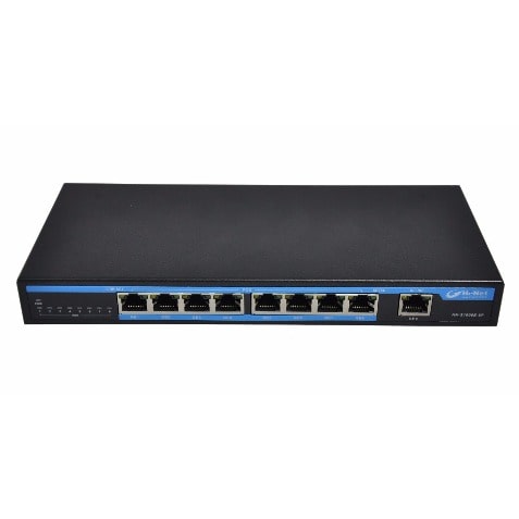 Gigasec Gigabit 8 Port Poe Hi-net Switch