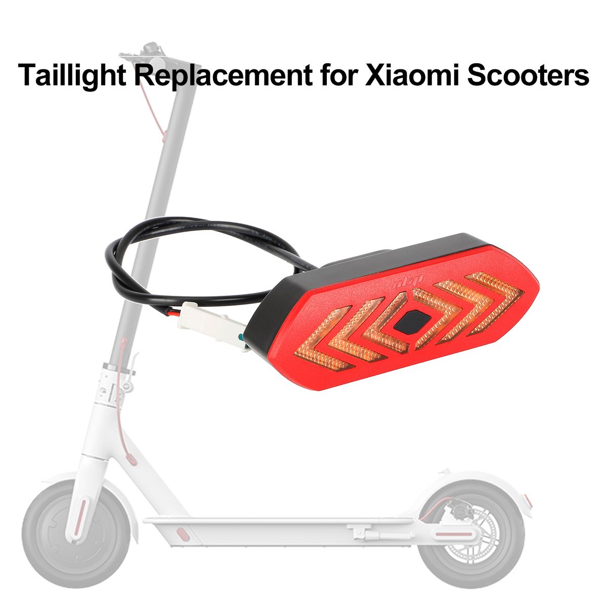 Electric Scooter Tail Light With Turn Signals Wireless