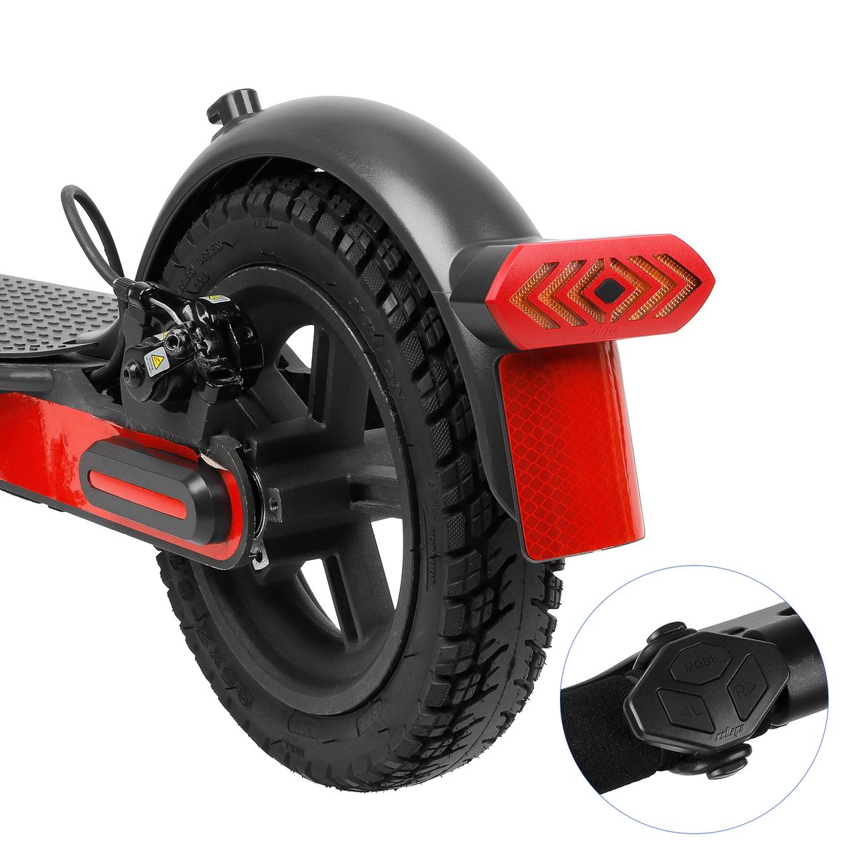 Electric Scooter Tail Light With Turn Signals Wireless