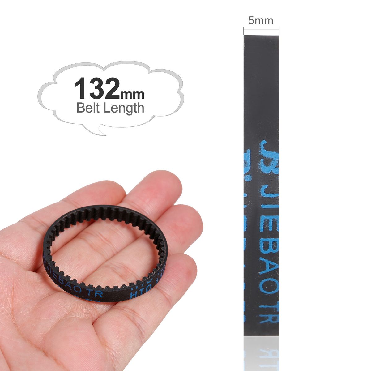 2PCS 132mm Transmission Drive Belts Replacement For VS4-10
