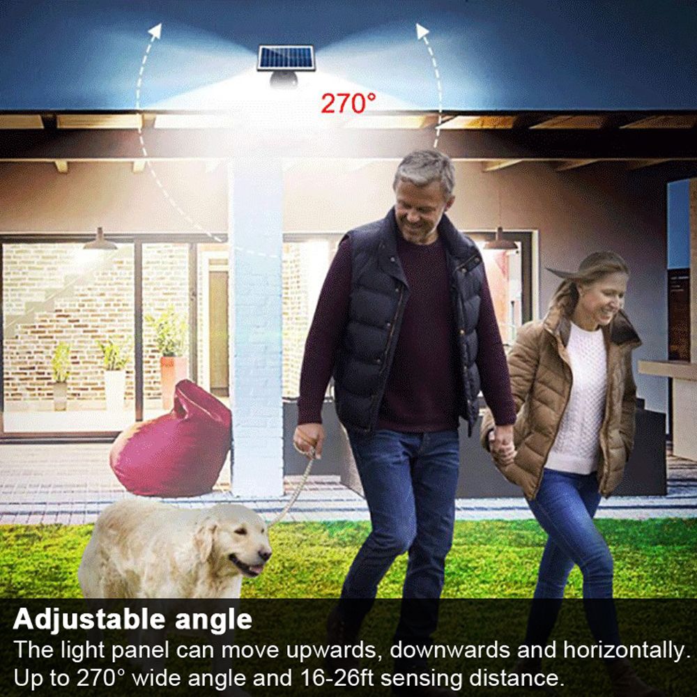 High Brightness Home Solar-Powered Wall Lamp 74LED Angle