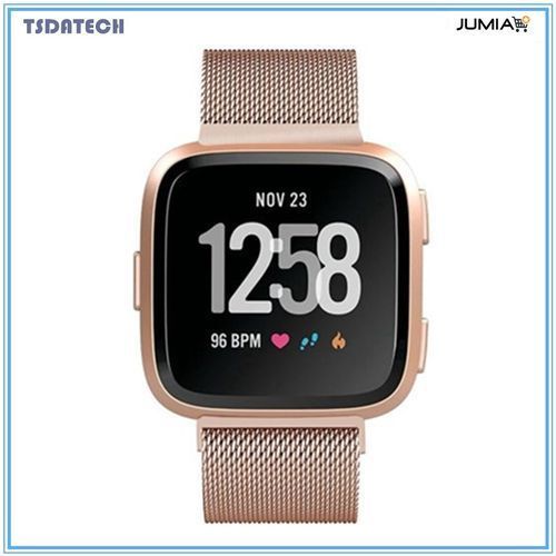 Rose Pink Versa Bands 22Cm Stainless Steel Bracelet Strap With