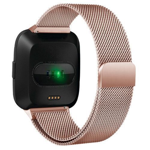Rose Pink Versa Bands 22Cm Stainless Steel Bracelet Strap With