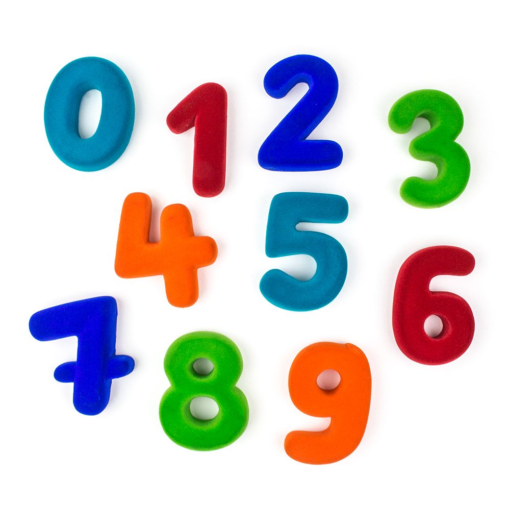 Rubbabu-Soft Baby Educational Toy-Numeral Set  Large Magnetic