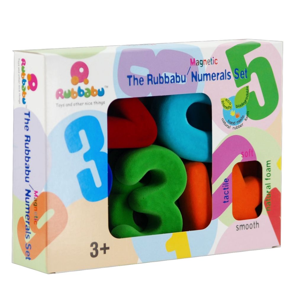 Rubbabu-Soft Baby Educational Toy-Numeral Set  Large Magnetic