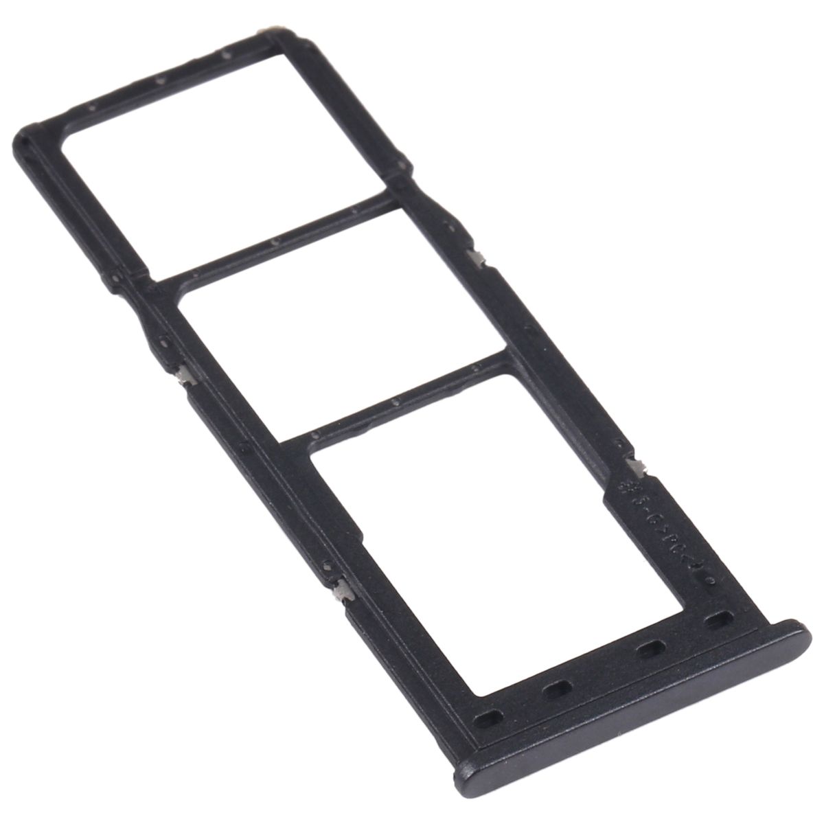 SIM Card Tray + SIM Card Tray + Micro SD Card Tray For Samsung Galaxy A12 SM-A125(Black)