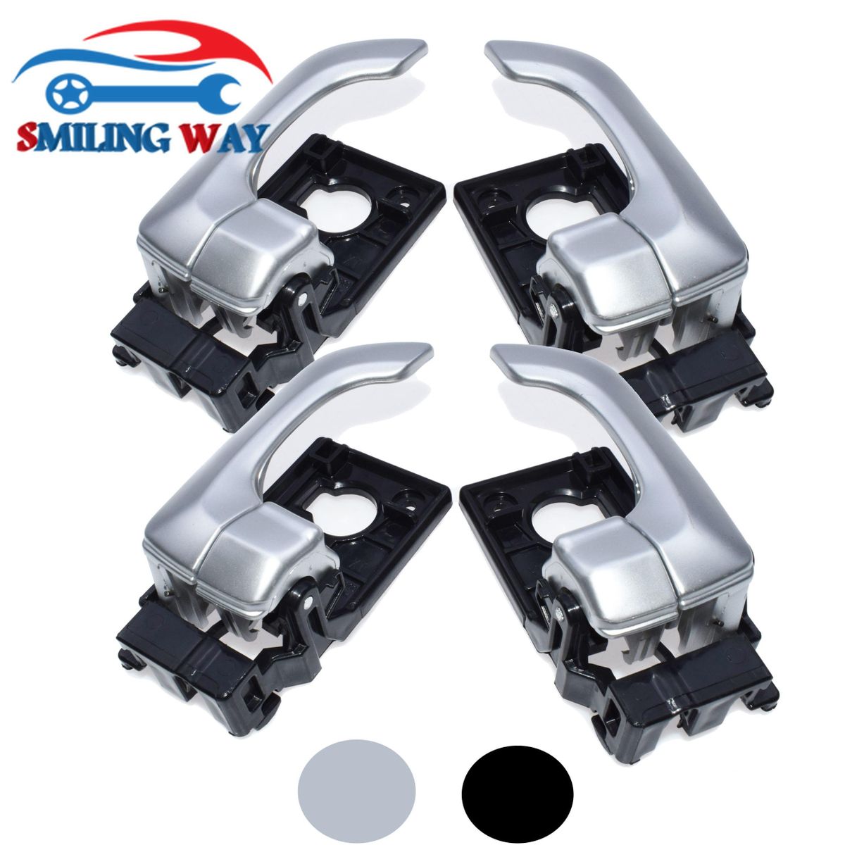 1 or 2 or 4 Inside Door Handle Left Driver or Right Penger For Kia Optima 2006 2007 2008 2009 2010 2.4L 2.7L Black Silver
