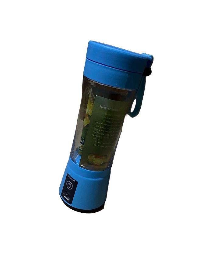 Portable And Rechargeable Juice Blender(380ml) - Blue
