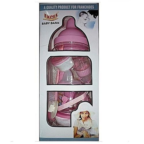 Baby Bank Feeding Set- Pink