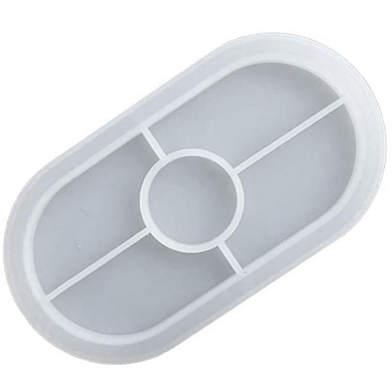 Silicone Oval Ashtray Mold Creative Coaster Epoxy Resin Mold DIY Jewelry Tray Tray, Perfect Gift for Craft Jewelry