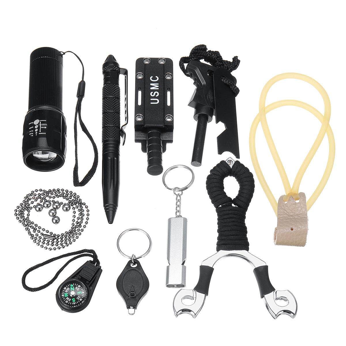 16 In 1 SOS Outdoor Emergency Survival Kit Gear Tool Tac-tical Camping