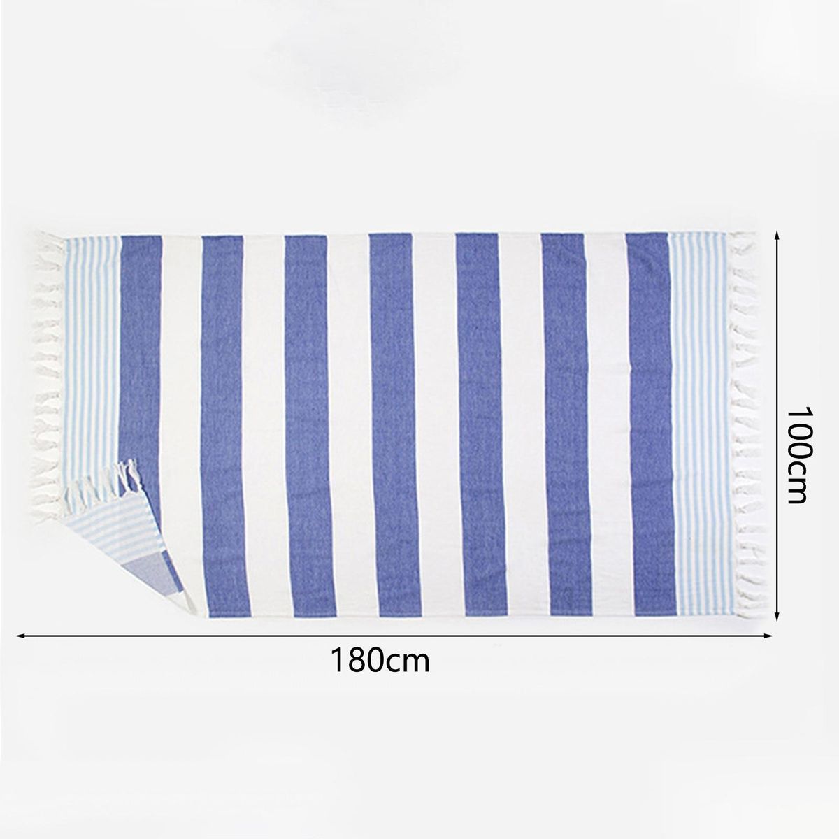 Beach Towel Women Men Softness Beach Towel Blue