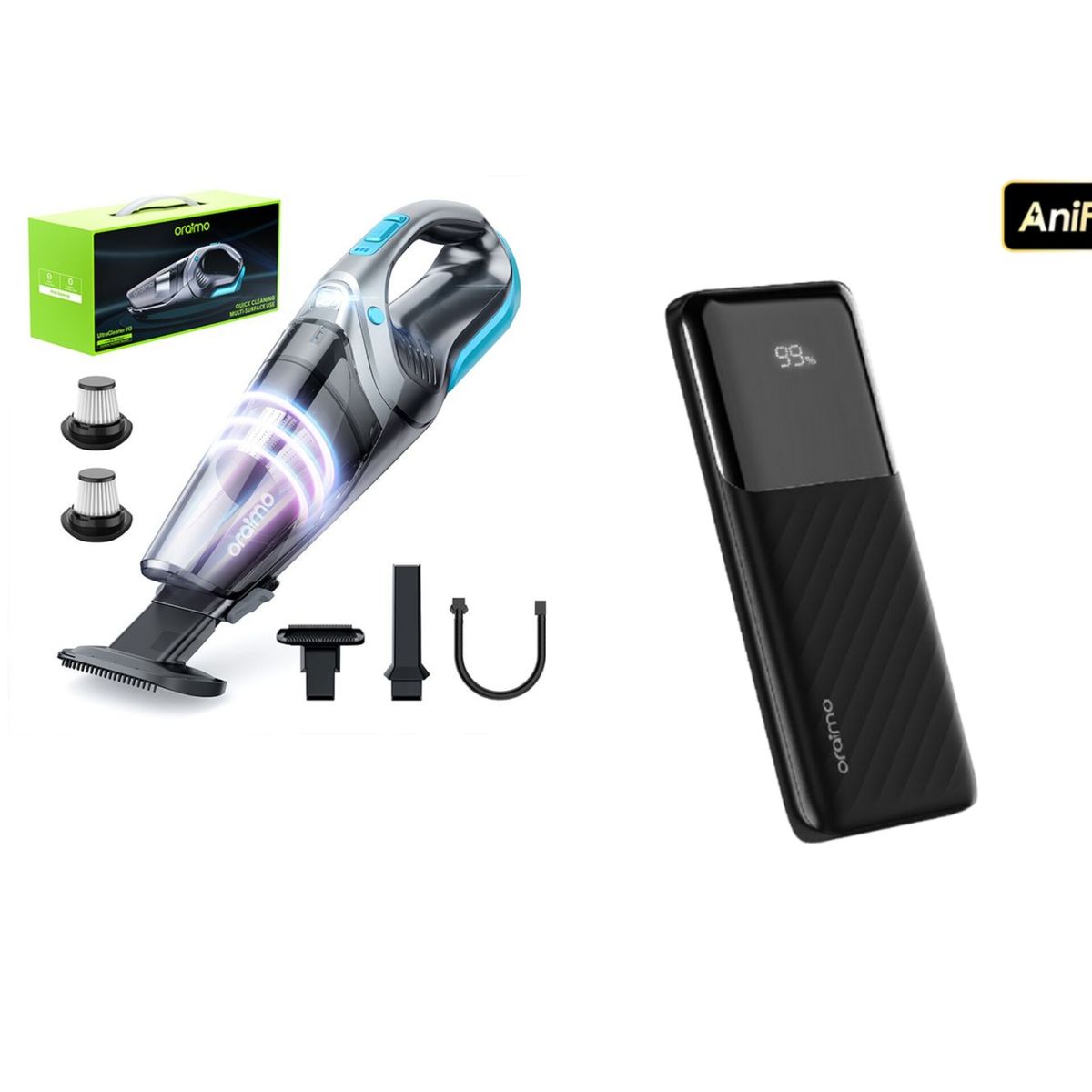H3 SuperSuction Vacuum Cleaner+Free 10000mAhPowerbank