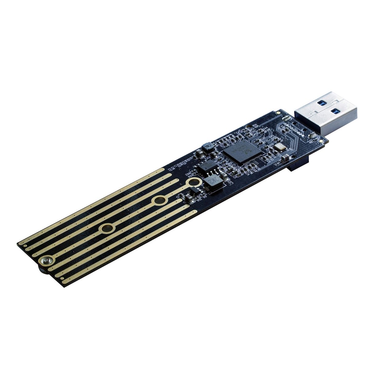 NVMe PCIe To USB3.1 Type A M.2 In-line Adapter Board 2 In 1