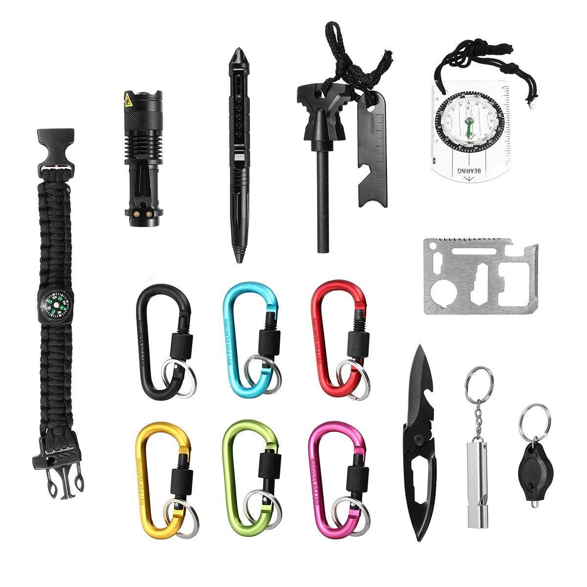 SOS Emergency Camping Survival Kit Outdoor Hiking Gear Tool