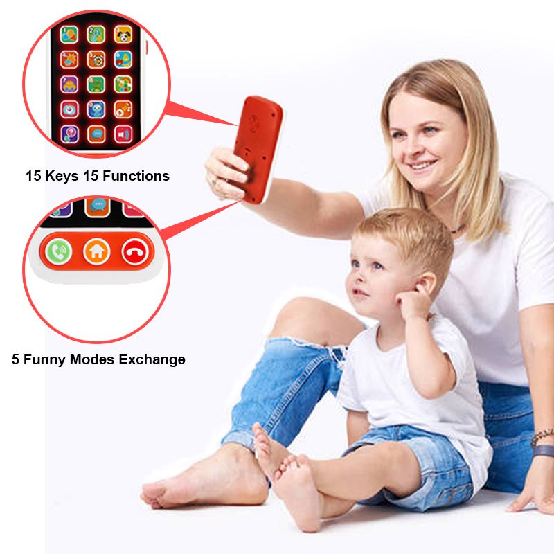 Kids Learning Toys Mobile Phone Toy English Machine Musica