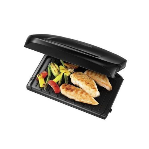 5-Portion Family Health Grill With Removable Plates