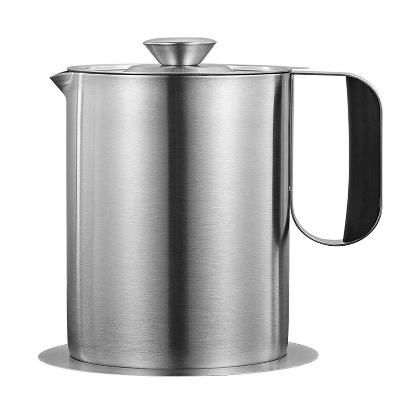 Large Capacity Oil Separator Pot, Capacity: Steel Color 2000ml