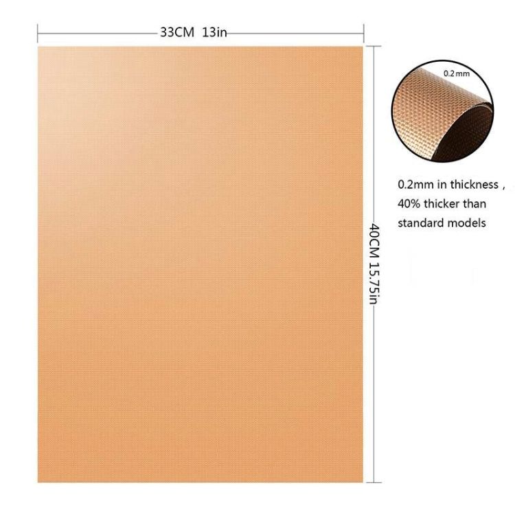 5 PCS 0.2mm Barbecue Grill Mat