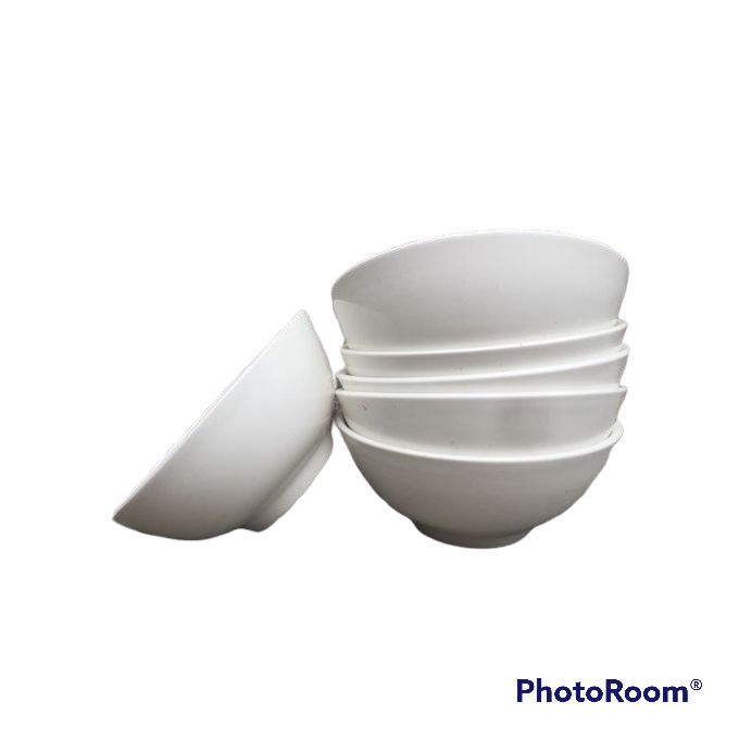 6 Pieces Breakable White Soup Plates