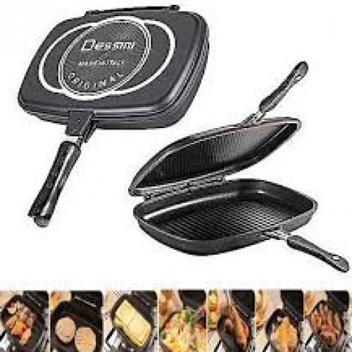 Unique Dessini ITALIAN Non Stick Double Sided Grill Pan