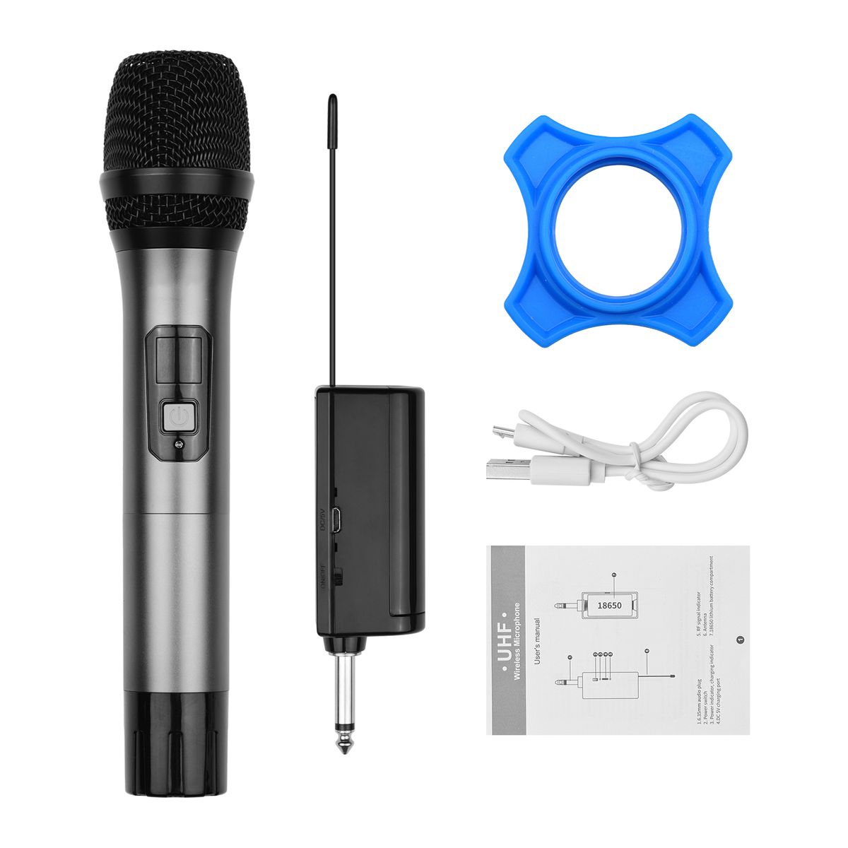 UHF Wireless Microphone System With Handheld Cardioid