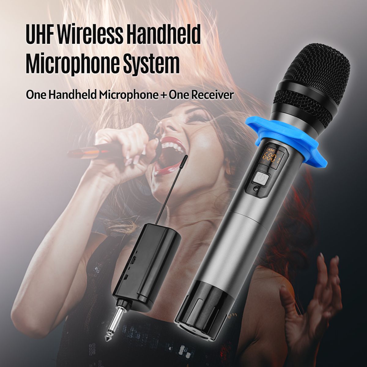 UHF Wireless Microphone System With Handheld Cardioid