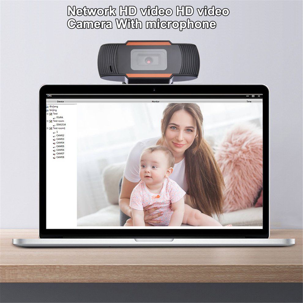 Hd 1080P Computer Camera Conference Video Webcast Camera Webcam Smart Usb Camera For Class Digital Camera Video Recording Black