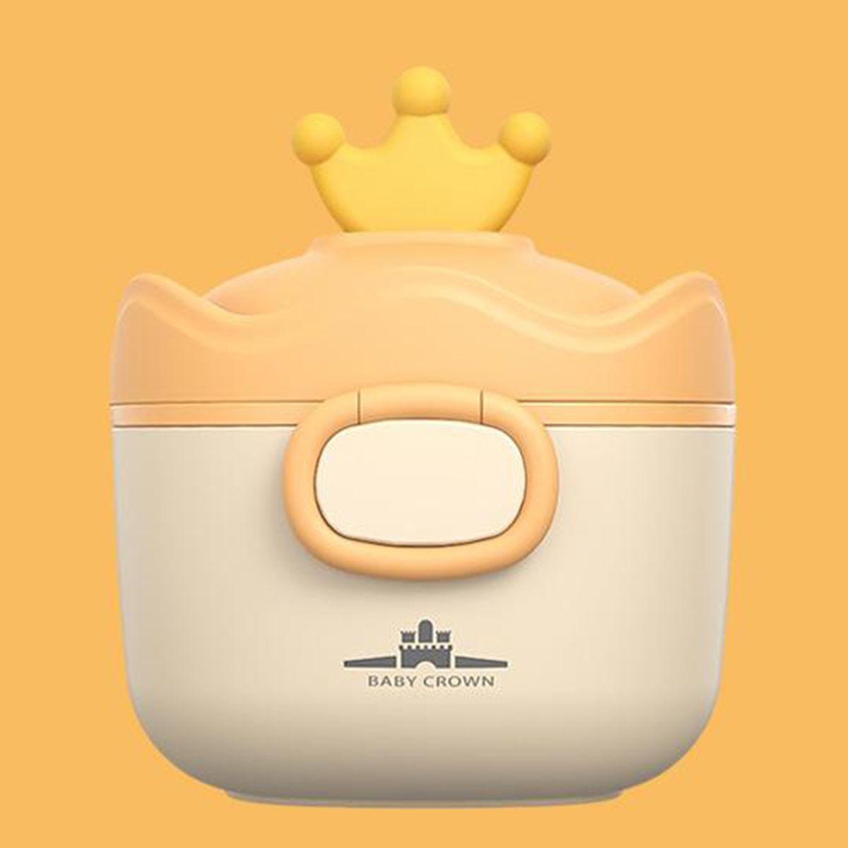 Baby Milk Powder Dispenser For Travel Yellow S