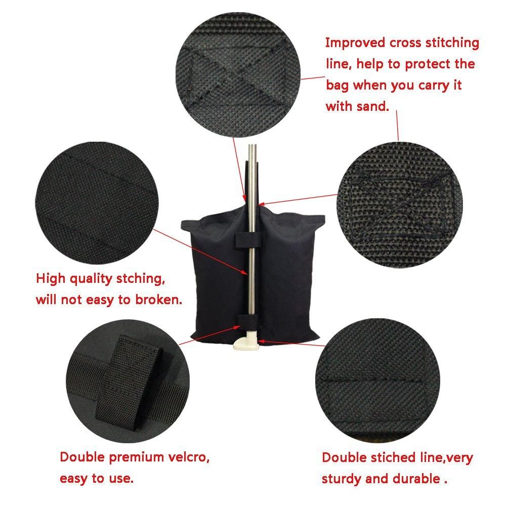 4Pcs Outdoor Heavy Duty Double-Stitched Weights Bag Leg