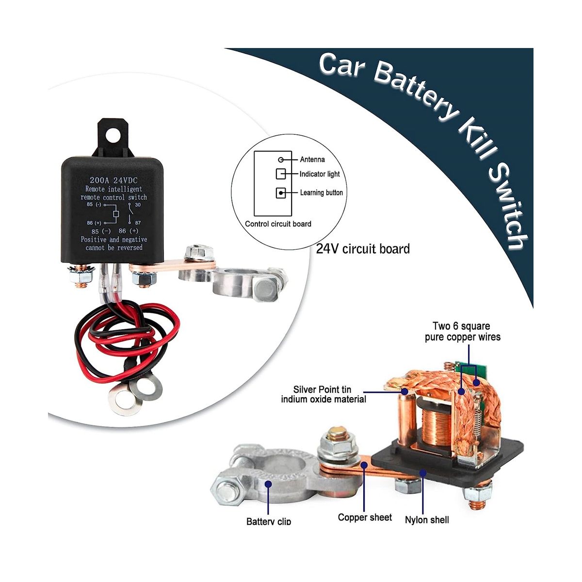 Remote Battery Disconnect Switch, Remote Switch for Truck