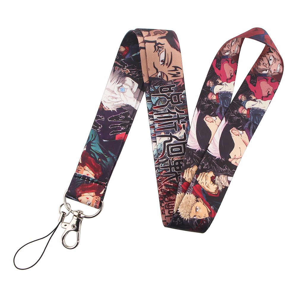 Jujutsu Kaisen Yuji Itadori Anime Keychain Lanyard For Keys