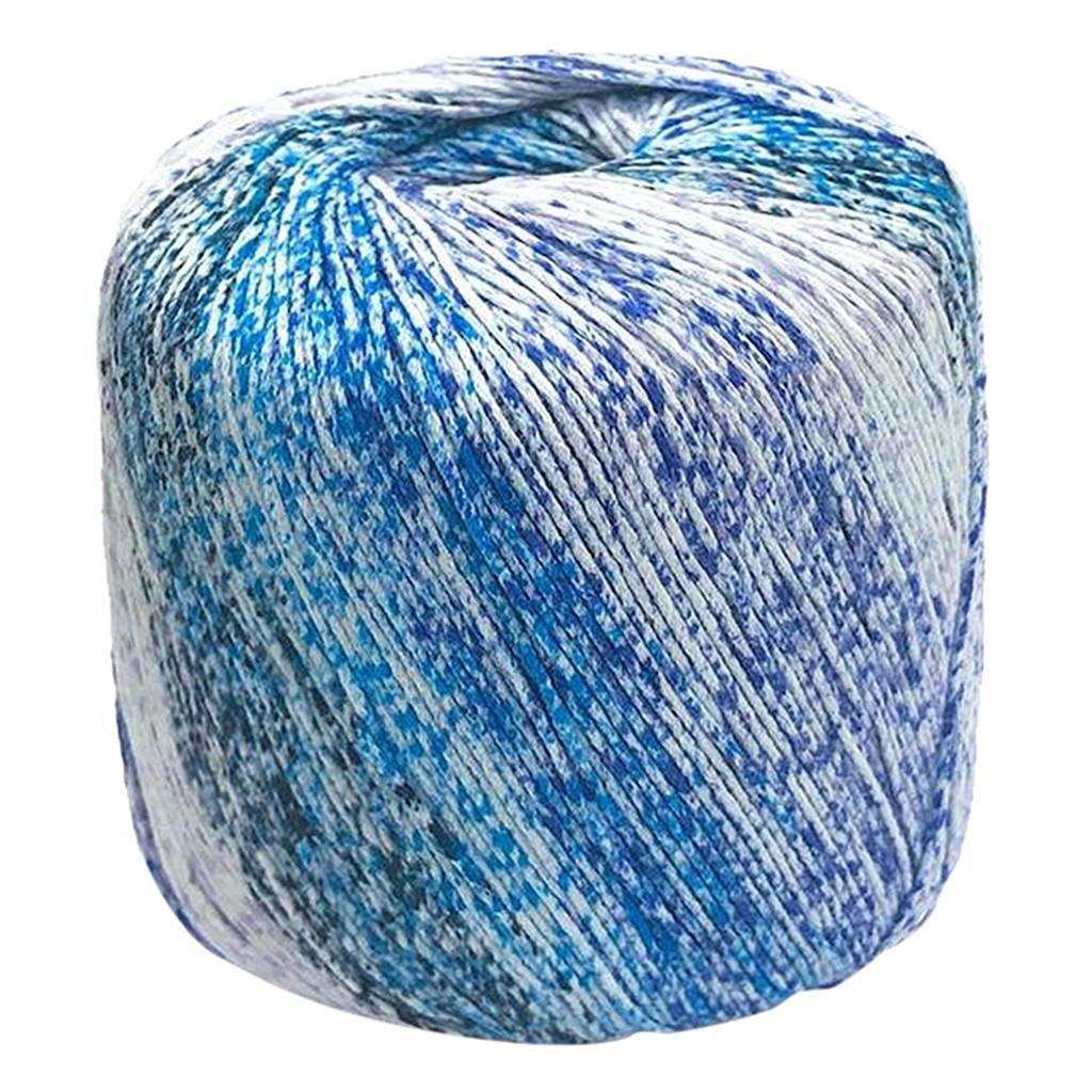 Cotton Yarn 100% Cotton High Quality Crochet And Lightweight Blue